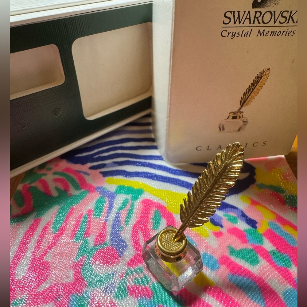 Swarovski Inkwell with Quill